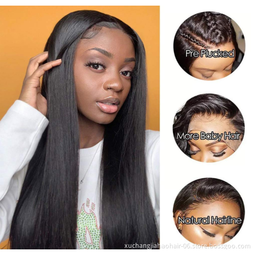 2021 New Arrival Hot Selling 13*4 Lace Frontal Virgin Cuticle Aligned Pre-Plucked Human Hair Wig